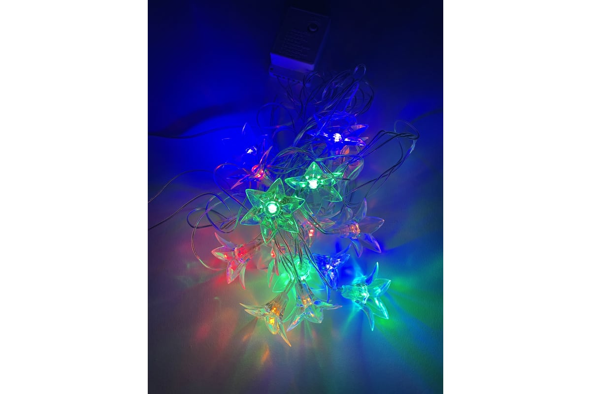 ENIN-3Z ЭРА Гирлянда LED Нить Цветы 3 м мультиколор, 220V, IP20