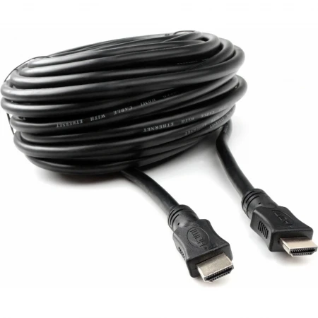 Кабель HDMI Cablexpert CC-HDMI4L-15M, 15м, v2.0, 19M/19M, серия Light, черный, позол.разъемы, экран,