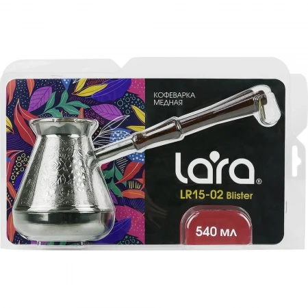 Турка медная 540мл. LARA LR15-02 Blister