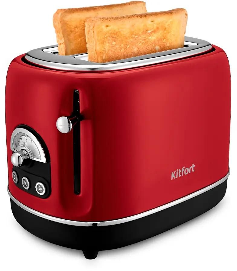 Тостер Kitfort KT-KT-4004-1, красный