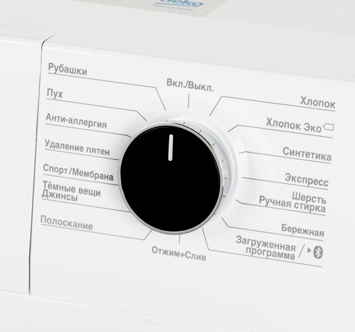 Стиральная машина Beko WSPE6H616W, белый/черный
