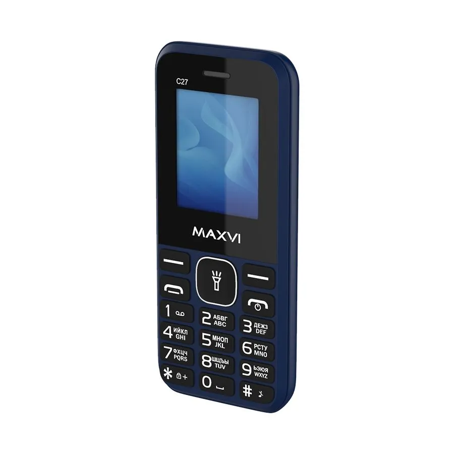 Сотовый телефон Maxvi C27 Blue