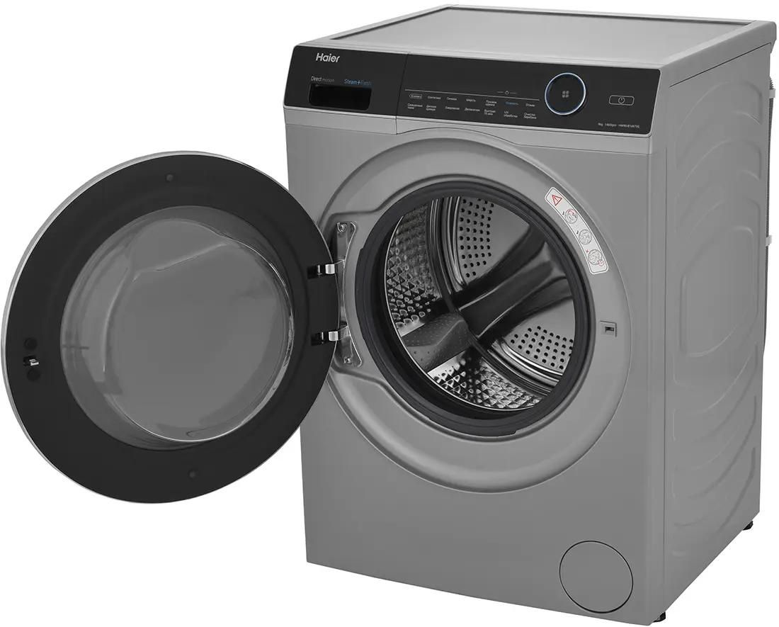 Стиральная машина Haier HW90-B14979S, серебристый