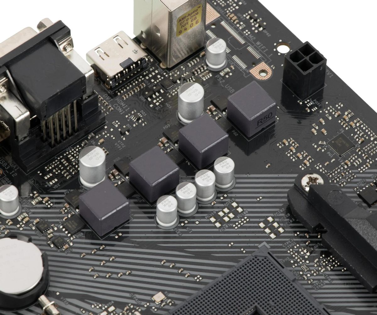М/плата ASRock A520M-HDV Socket AM4 PCI-E/HDMI/D-SUB/DVI/2DDR4 mATX