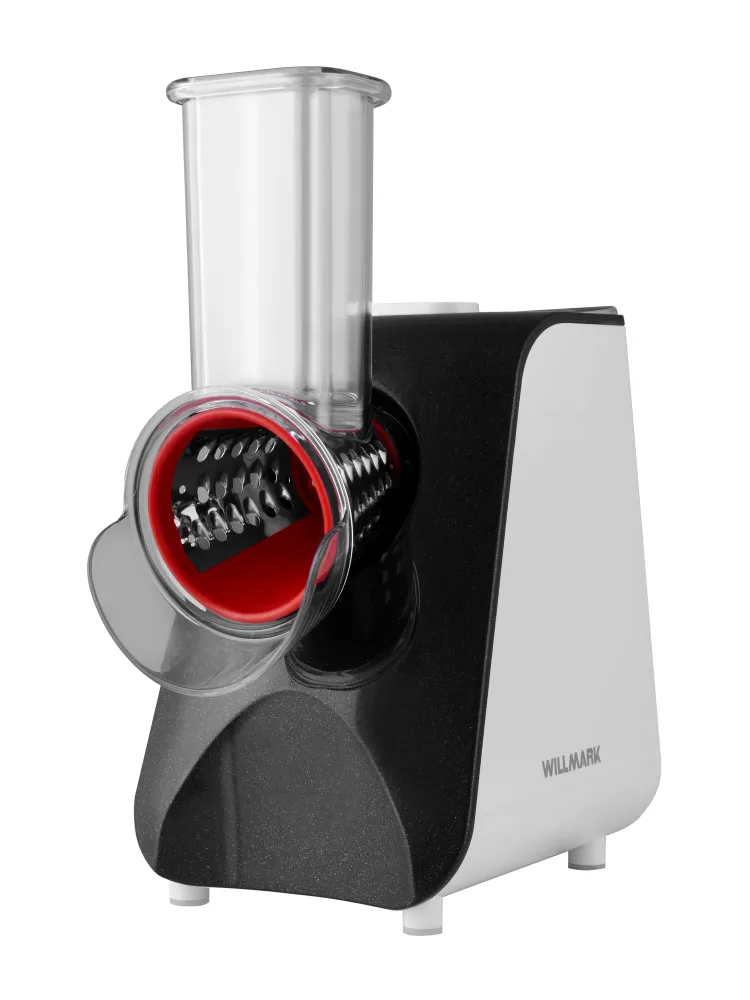 Овощерезка WILLMARK WSM-7830, 200 Вт, DC мотор, 5 насадок + отсек для хранения