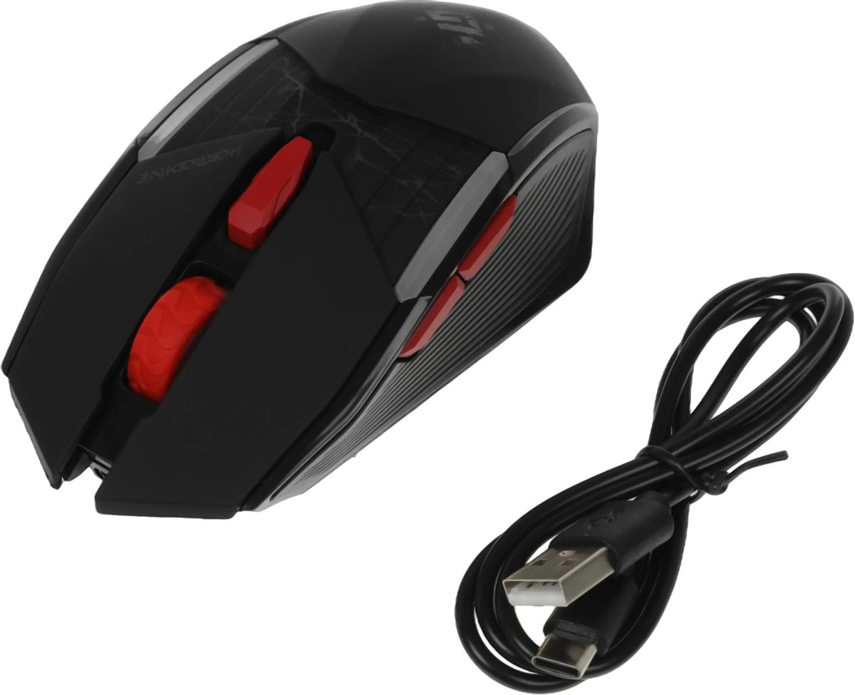 Мышь Defender Horrodine GM-237, черный (52237)