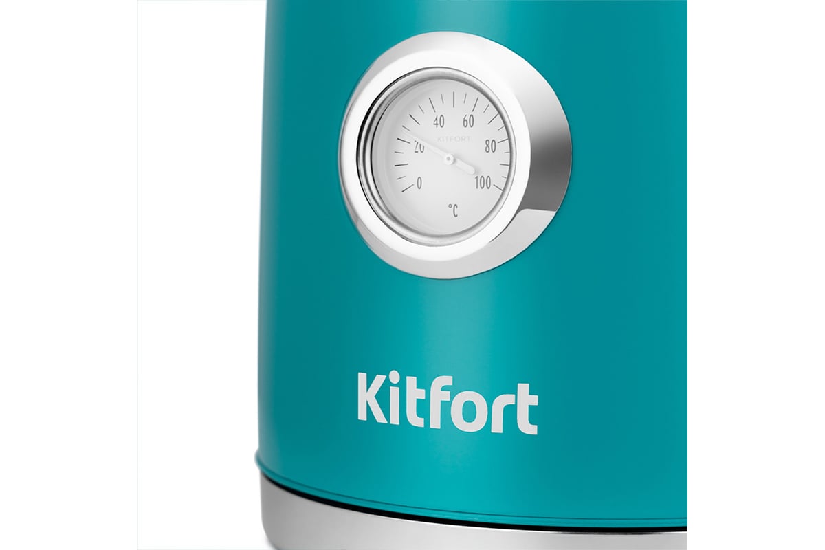 Чайник Kitfort КТ-6144-2, темно-бирюзовый