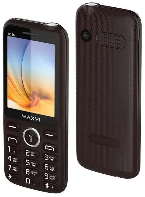 Сотовый телефон Maxvi K15n Brown