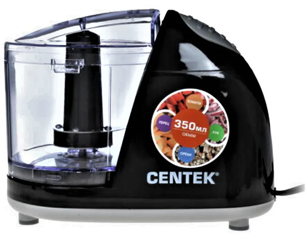 Чоппер Centek CT-1390, белый, 300 Вт, стакан 350 мл, импульсный режим работы