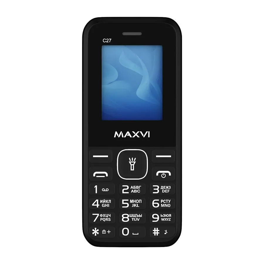 Сотовый телефон Maxvi C27 Black
