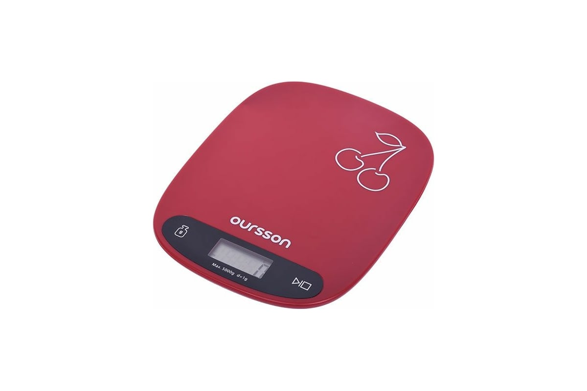 Кухонные весы Oursson KS0504PD/DC, темная вишня