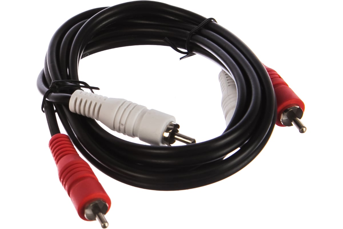 R3001 Аудиокабель Perfeo 2xRCA вилка - 2xRCA вилка, длина 1 м.