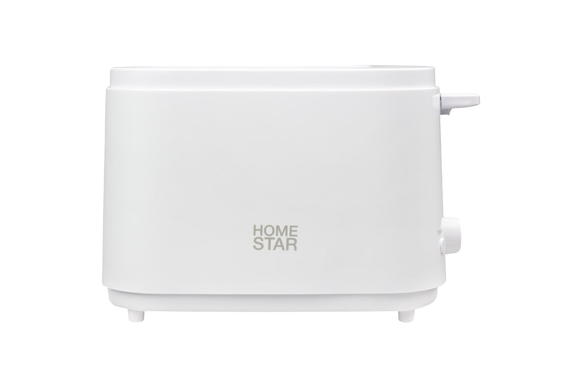 Тостер HomeStar HS-1050, цвет: белый, 750 Вт