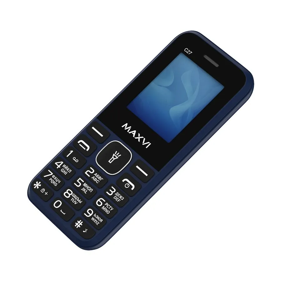 Сотовый телефон Maxvi C27 Blue