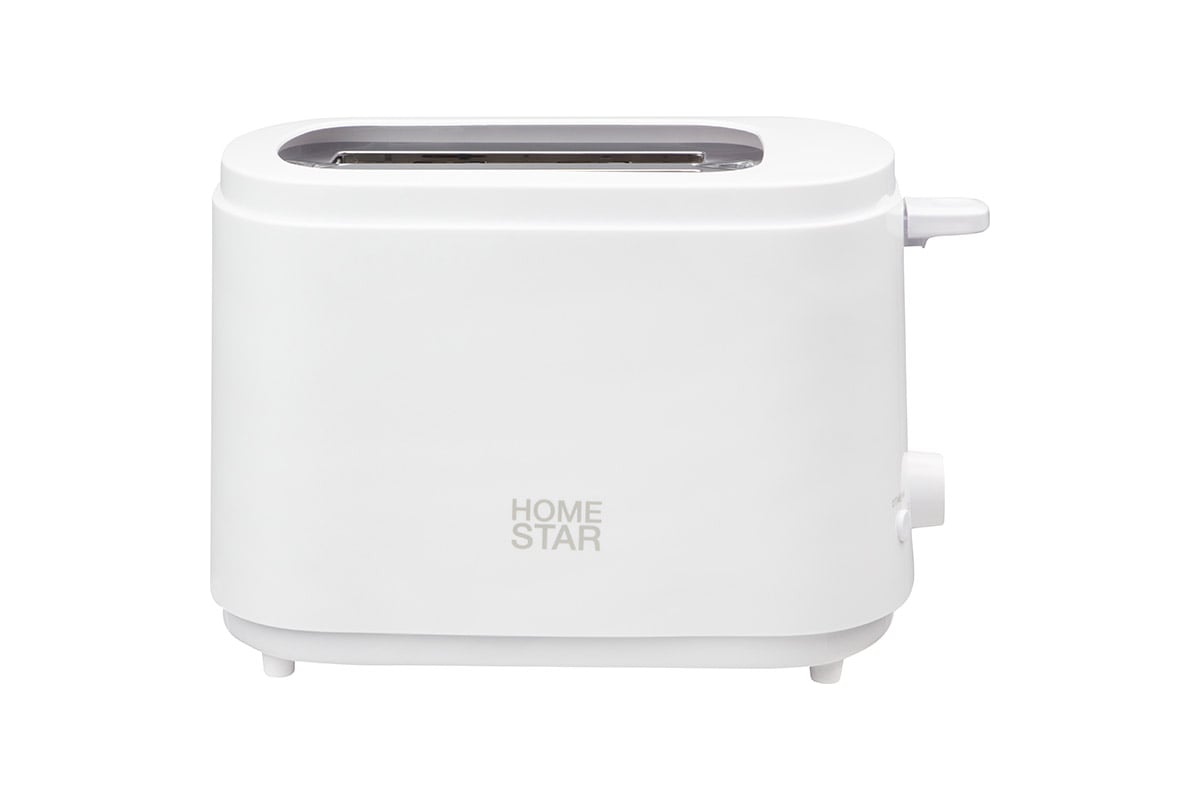 Тостер HomeStar HS-1050, цвет: белый, 750 Вт