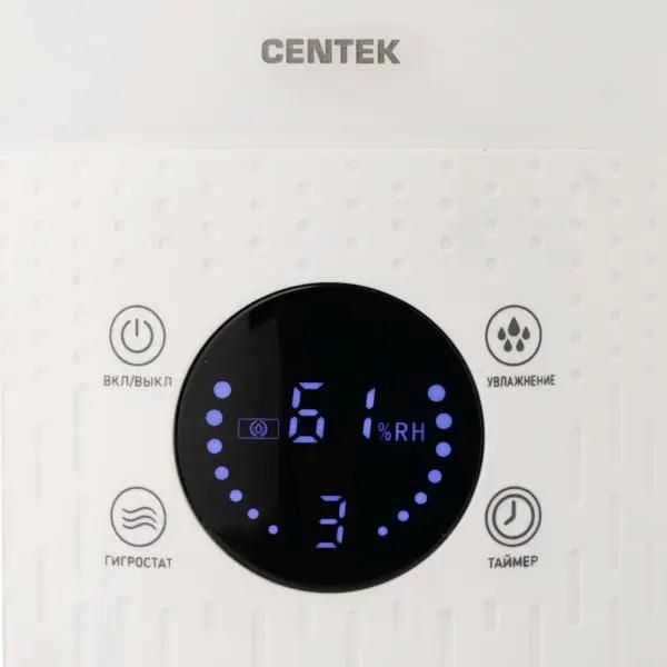 Ультразвуковой увлажнитель воздуха Centek СТ-5104 200мл/ч 2,8л/38дБ/LCD-сенсор/Верх. залив/Подсветка