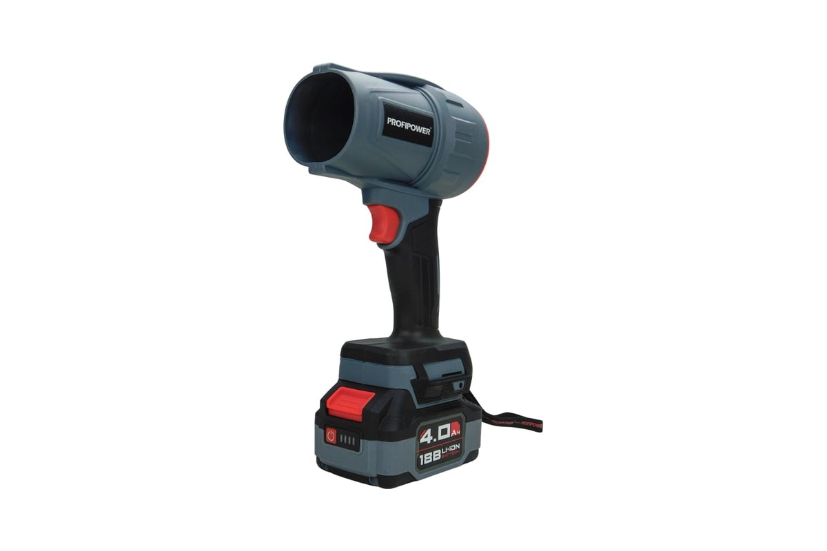 Воздуходувка акк Profipower MKBUB-18V "Tornado" 18В 1*4Ач+зу 4 насадки, коробка  Е0225