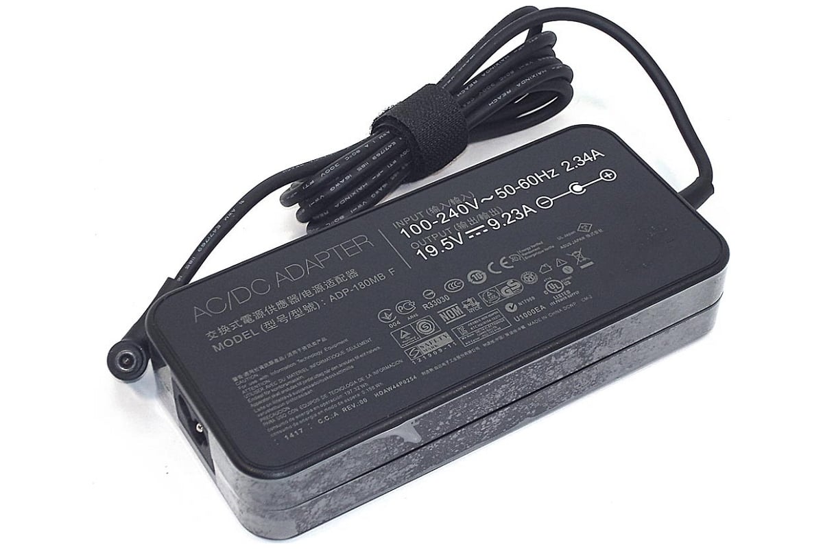 Блок питания (сетевой адаптер) ADP-180MB F для ноутбуков Asus 19.5V 9.23A 180W 6.0x3.7 Pin <66259>