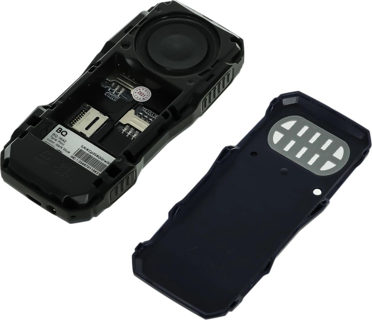 Телефон BQ BQ-1842 Tank mini Dual SIM темно-синий