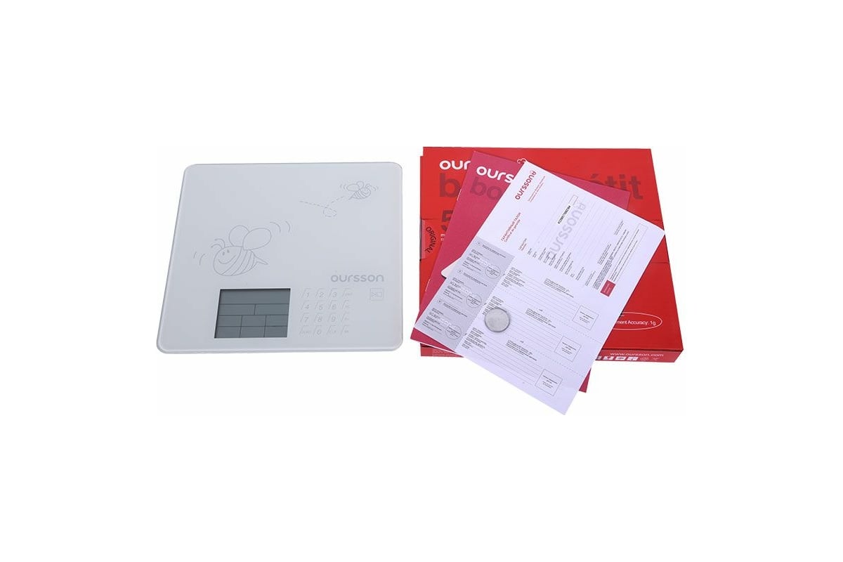 Кухонные весы Oursson KS0502GD/IV (Слоновая кость)