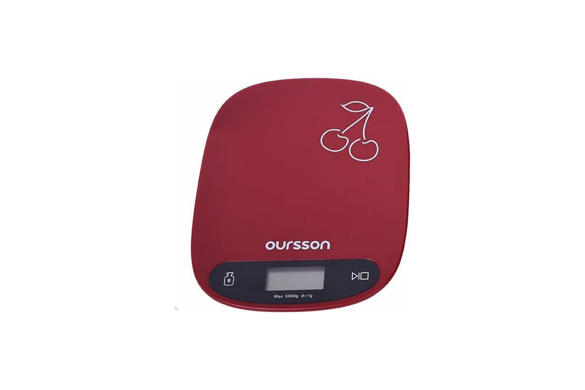 Кухонные весы Oursson KS0504PD/DC, темная вишня