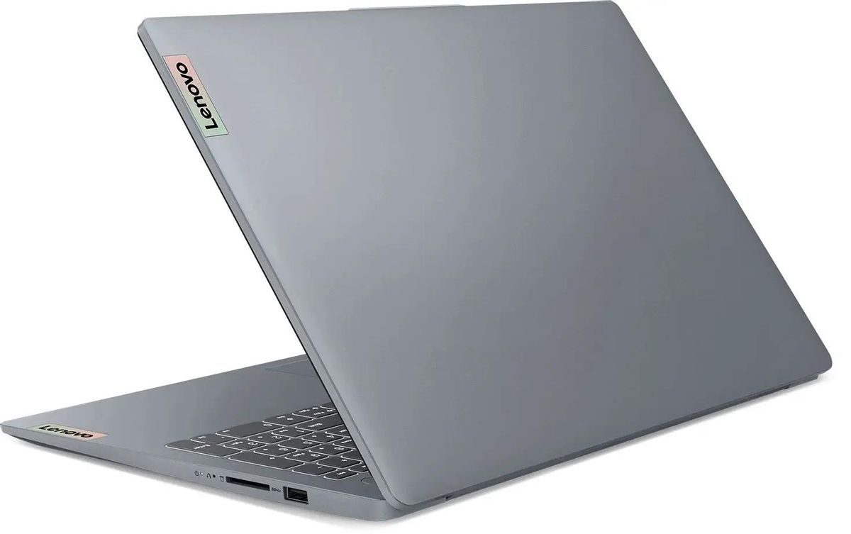 Ноутбук 15.6" Lenovo IdeaPad Slim 3 15IRH8 i5-13420H/8ГБ/512ГБ/NoOS/серебристый <83EM003RPS>