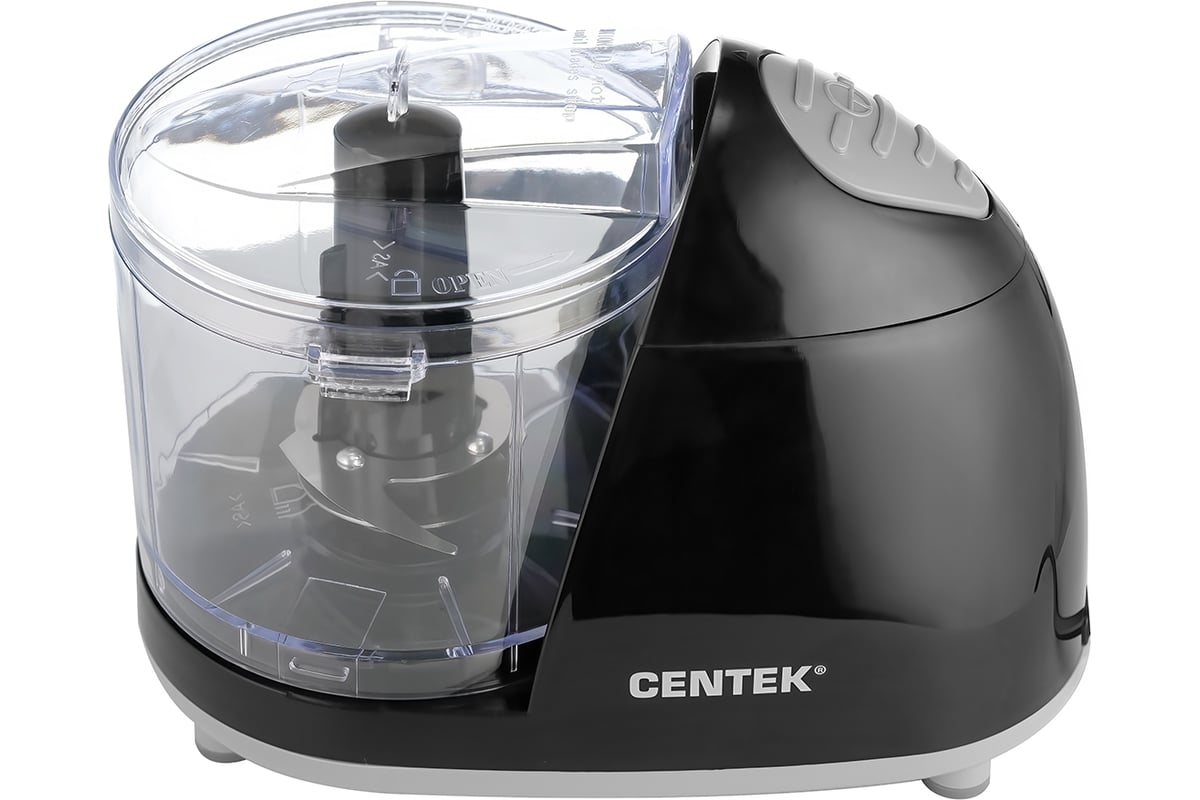 Чоппер Centek CT-1390, чёрный, 300 Вт, стакан 350 мл, импульсный режим работы