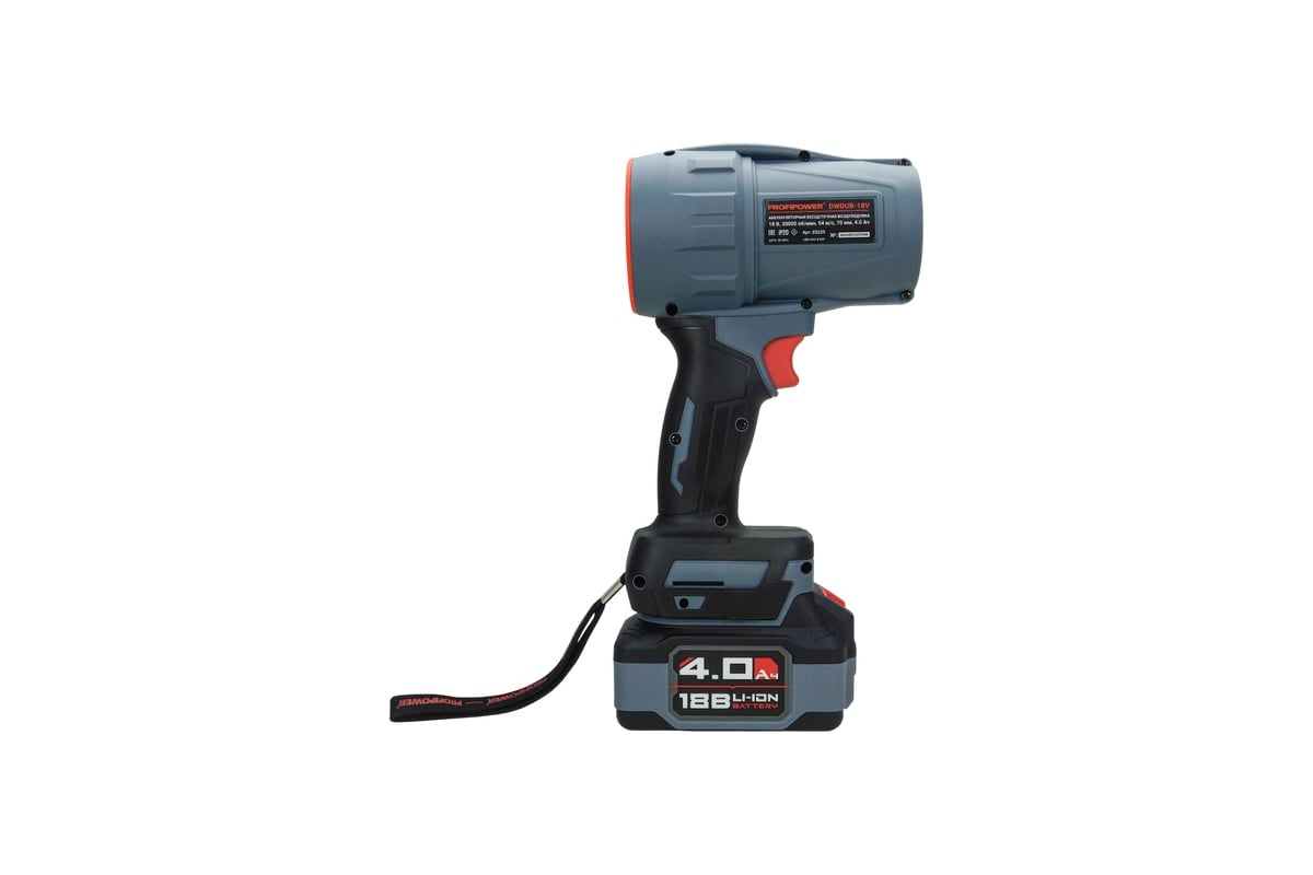 Воздуходувка акк Profipower MKBUB-18V "Tornado" 18В 1*4Ач+зу 4 насадки, коробка  Е0225