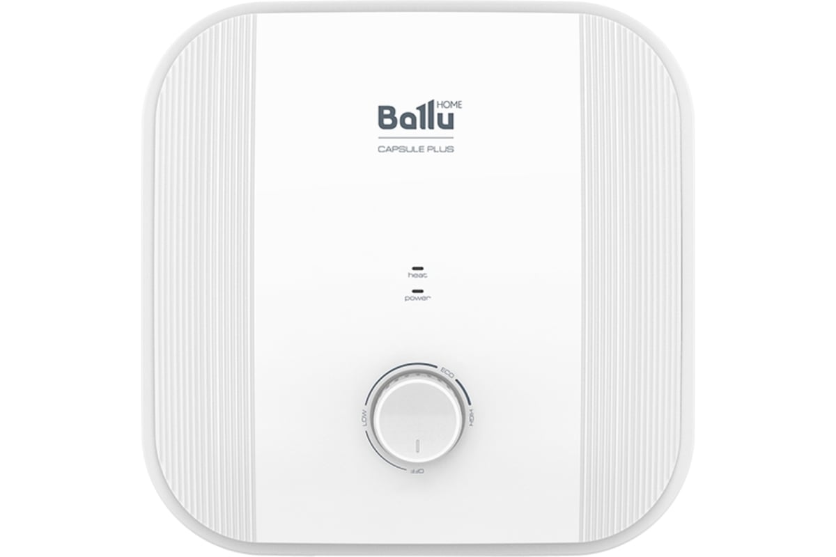 Электрический водонагреватель Ballu BWH/S 10 Capsule Plus U, белый, 10 л, под раковину