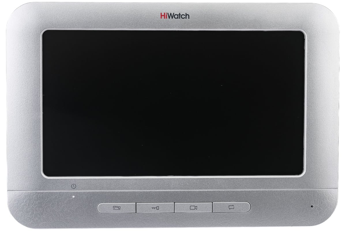 Видеодомофон HiWatch DS-D100MF серебристый